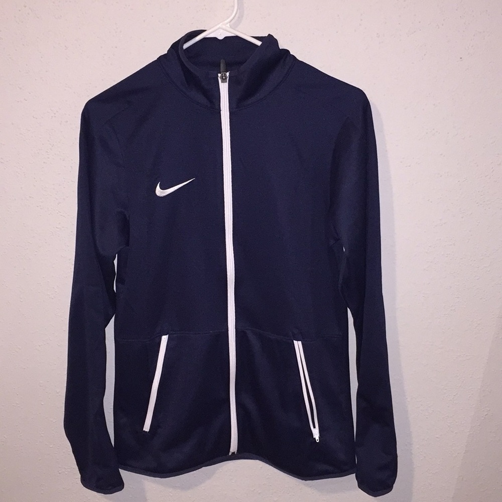 Navy blue Nike zip up